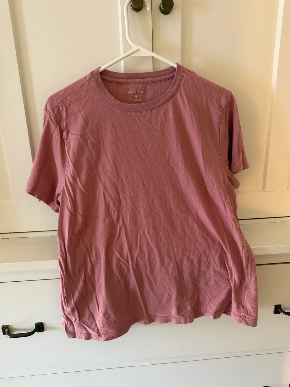 American Eagle Outfitters Short Sleeve Tee in Dusty Rose